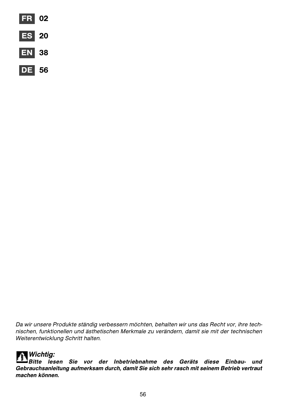 Fagor CFB-1000AIX User Manual | Page 56 / 76
