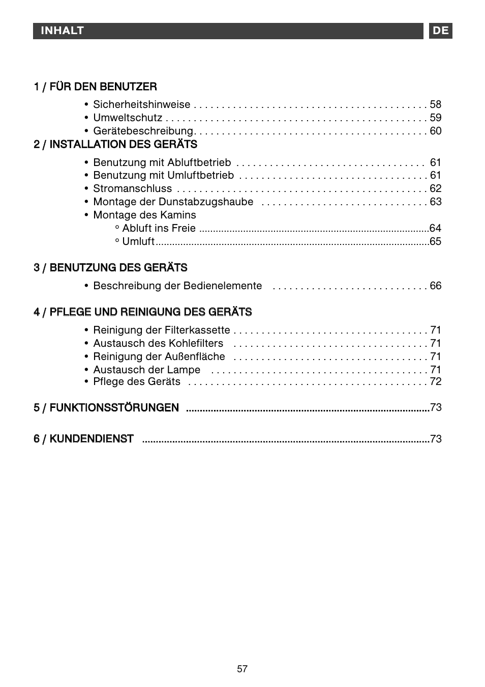Fagor CFB-1000AIX User Manual | Page 57 / 76