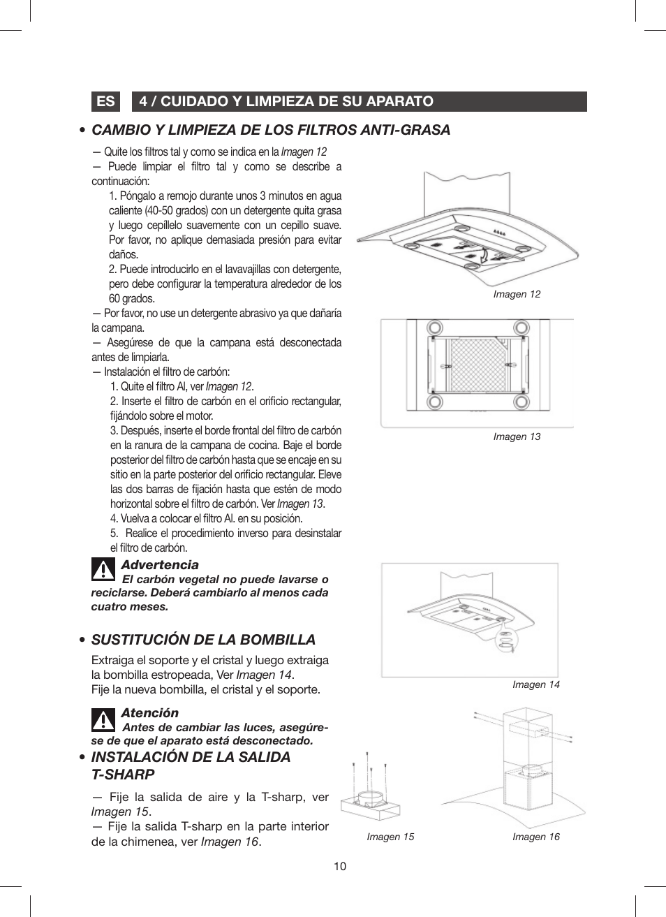 Fagor 9CFV92IX User Manual | Page 10 / 144