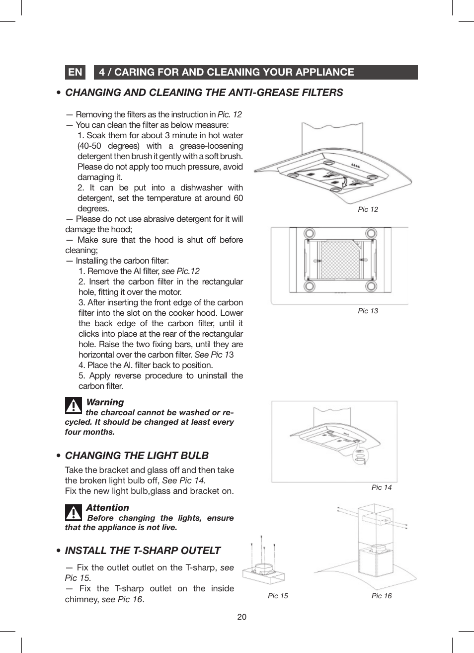 Fagor 9CFV92IX User Manual | Page 20 / 144