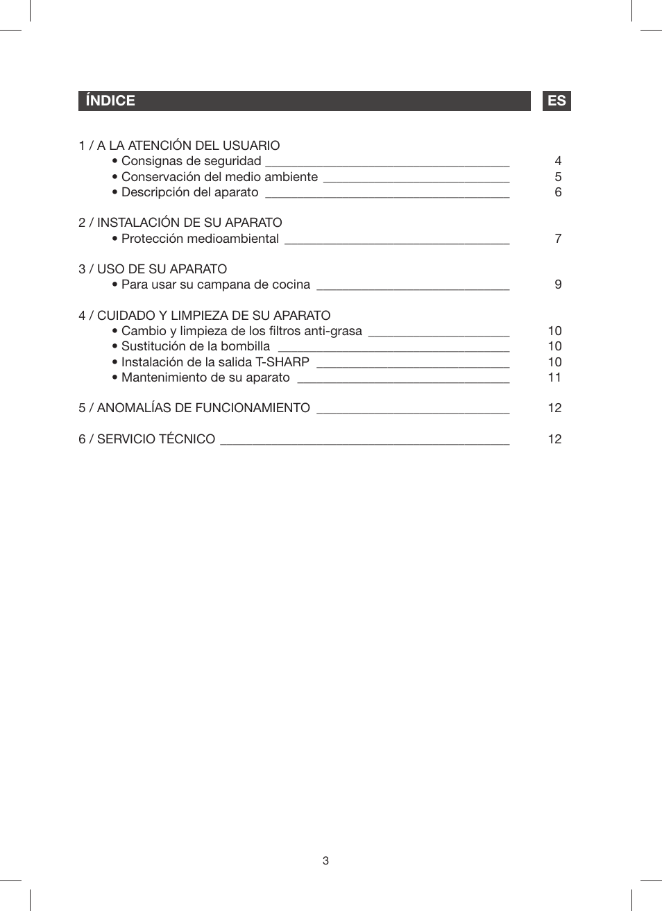 Fagor 9CFV92IX User Manual | Page 3 / 144