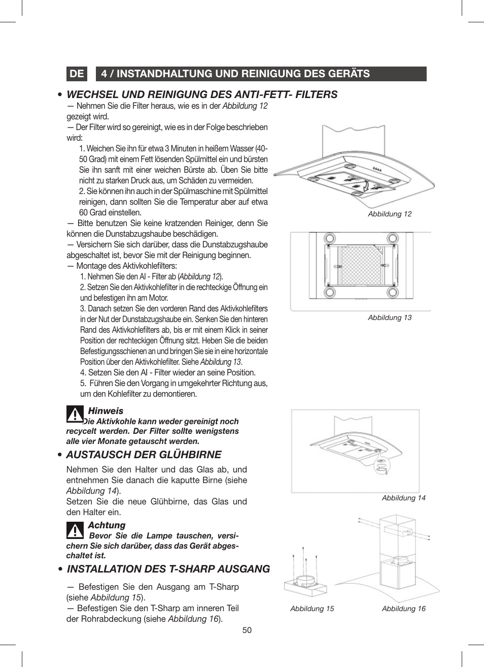 Fagor 9CFV92IX User Manual | Page 50 / 144