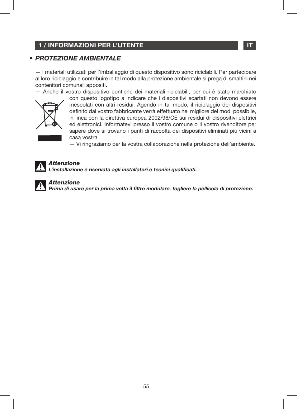 Fagor 9CFV92IX User Manual | Page 55 / 144