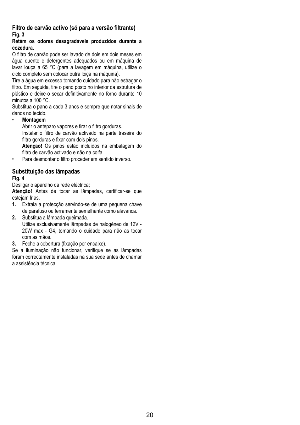 Fagor 3CFT-MINITILE User Manual | Page 20 / 24