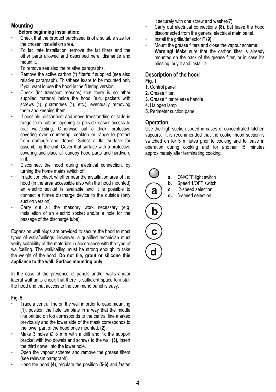 Fagor 3CFT-MINITILE User Manual | Page 4 / 24