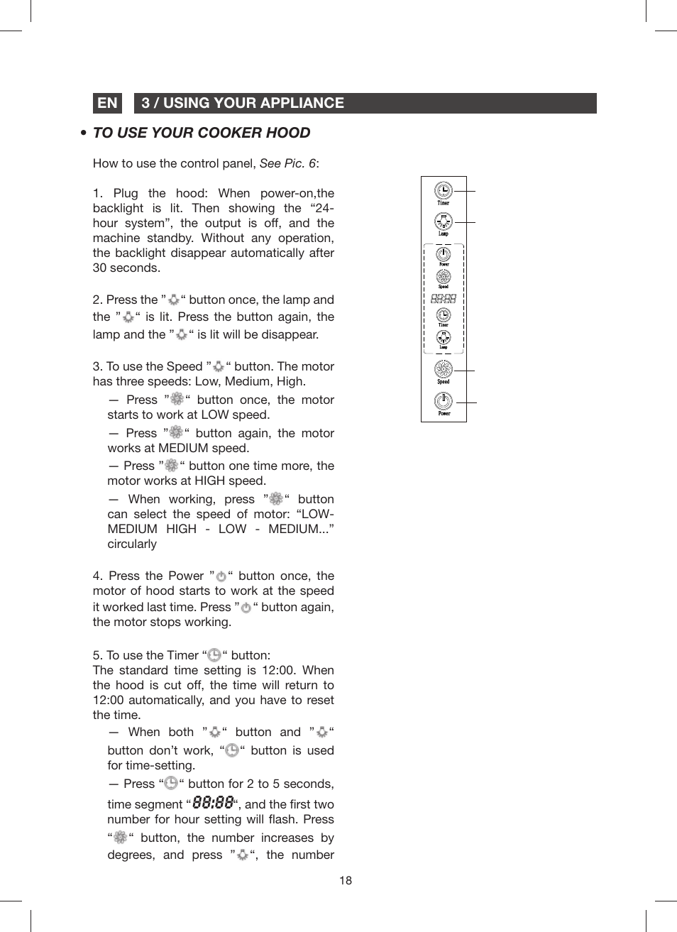 Fagor 9CFM60N User Manual | Page 18 / 144