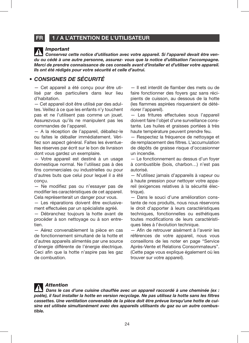 Fagor 9CFM60N User Manual | Page 24 / 144