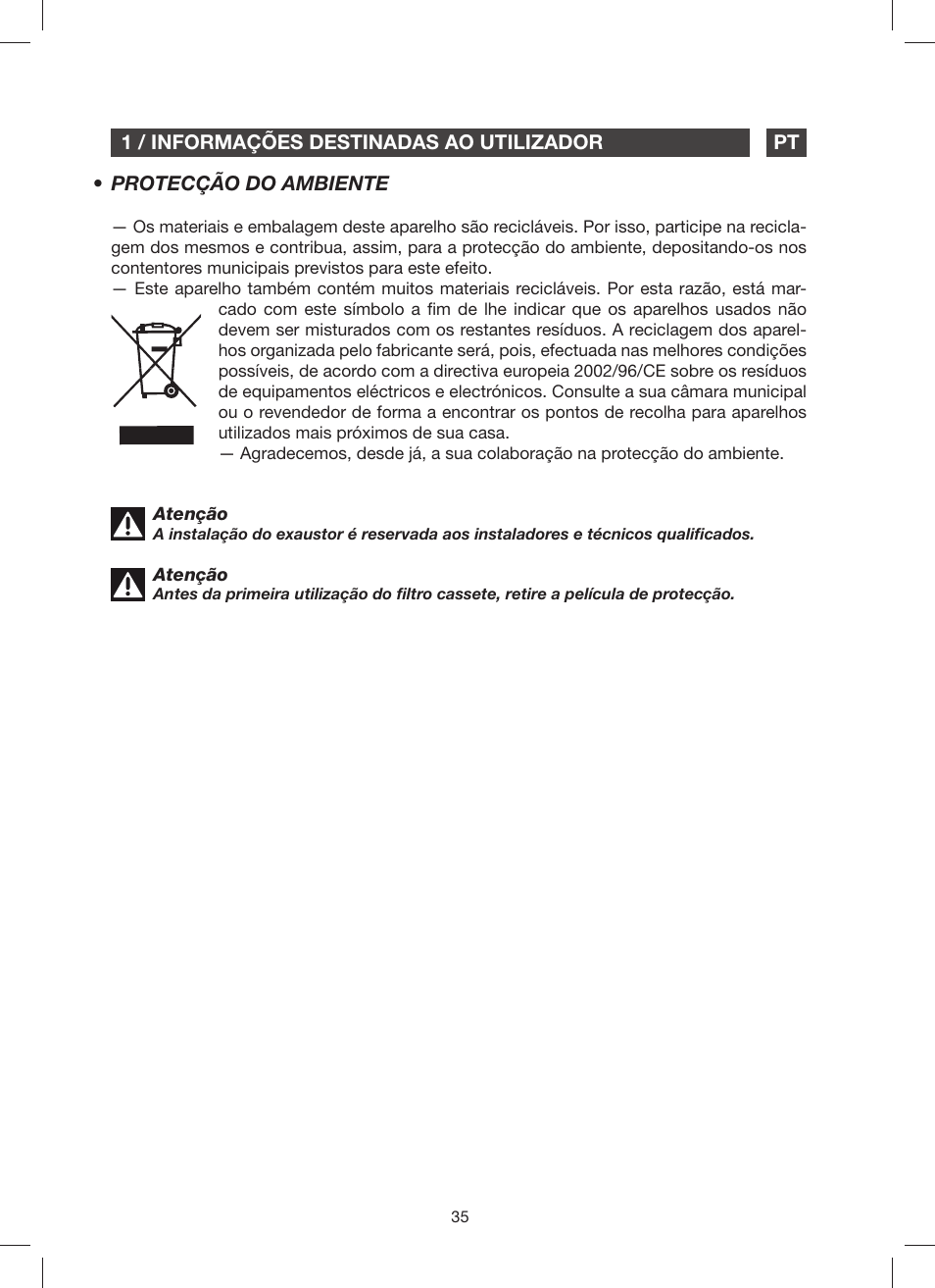 Fagor 9CFM60N User Manual | Page 35 / 144
