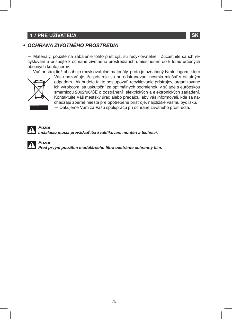 Fagor 9CFM60N User Manual | Page 75 / 144