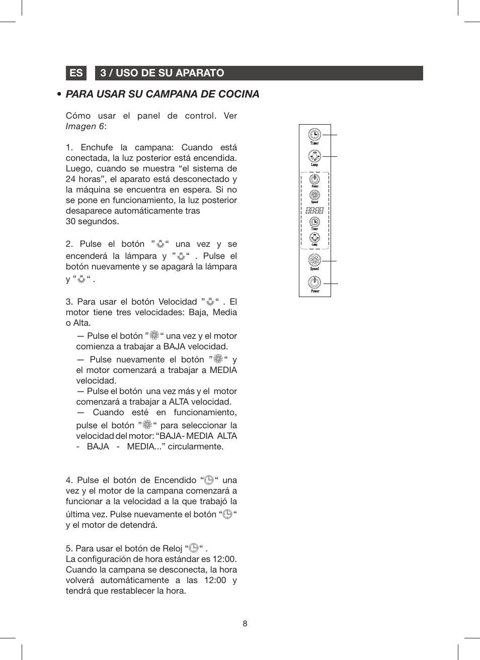 Fagor 9CFM60N User Manual | Page 8 / 144