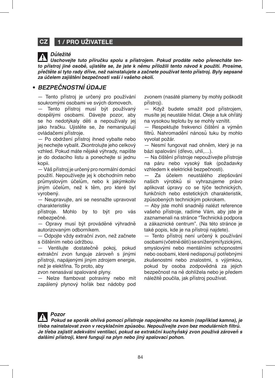 Fagor 9CFM60N User Manual | Page 84 / 144