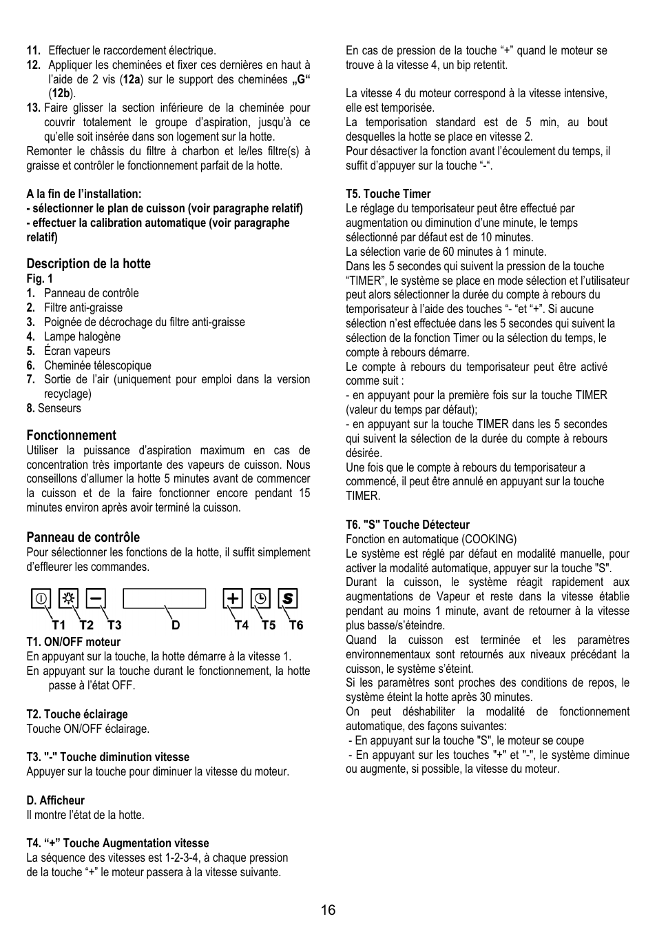 Fagor CFB-90AX User Manual | Page 16 / 64