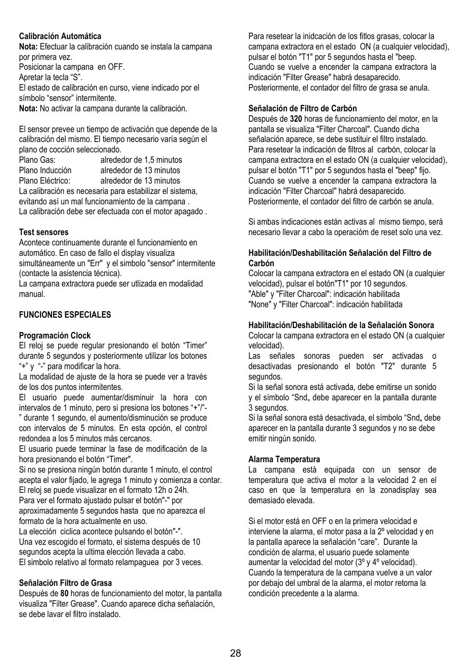 Fagor CFB-90AX User Manual | Page 28 / 64