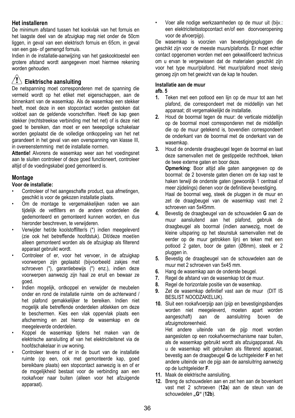 Fagor CFB-90AX User Manual | Page 36 / 64