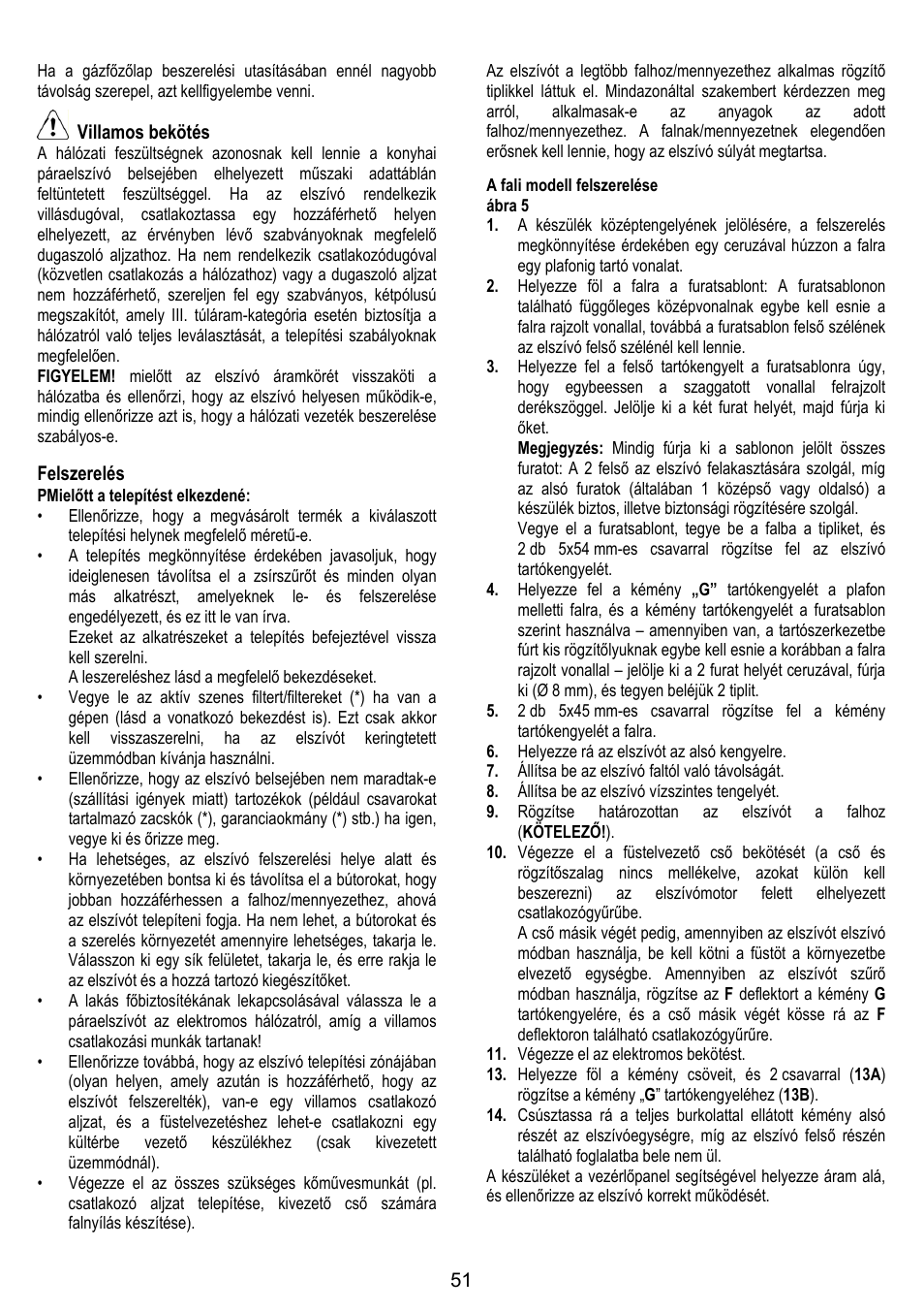 Fagor CFB-90AX User Manual | Page 51 / 64