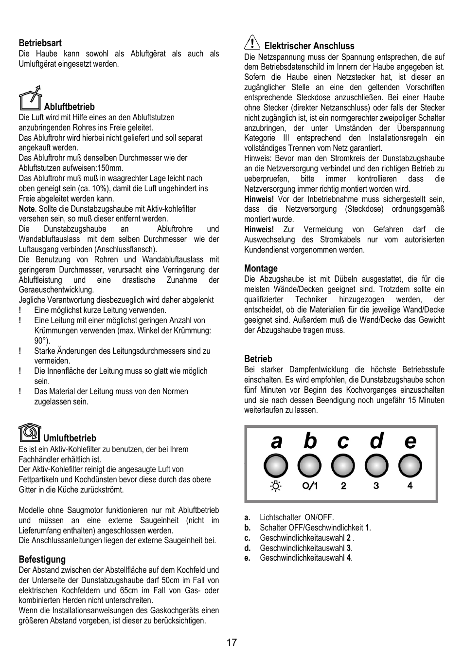 Fagor CFP-60AX User Manual | Page 17 / 40