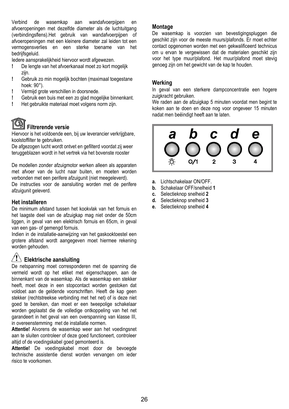 Fagor CFP-60AX User Manual | Page 26 / 40