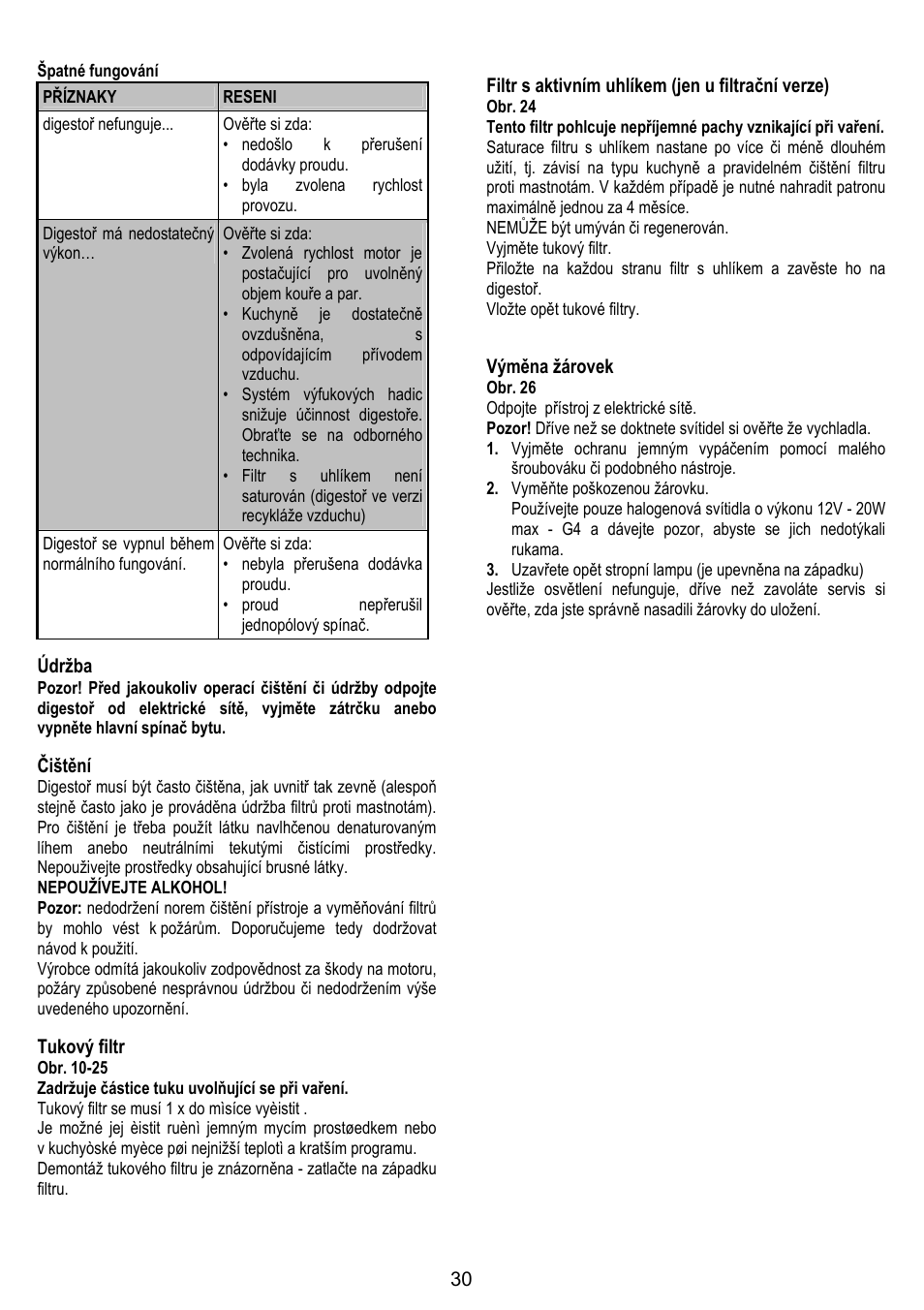 Fagor CFP-60AX User Manual | Page 30 / 40