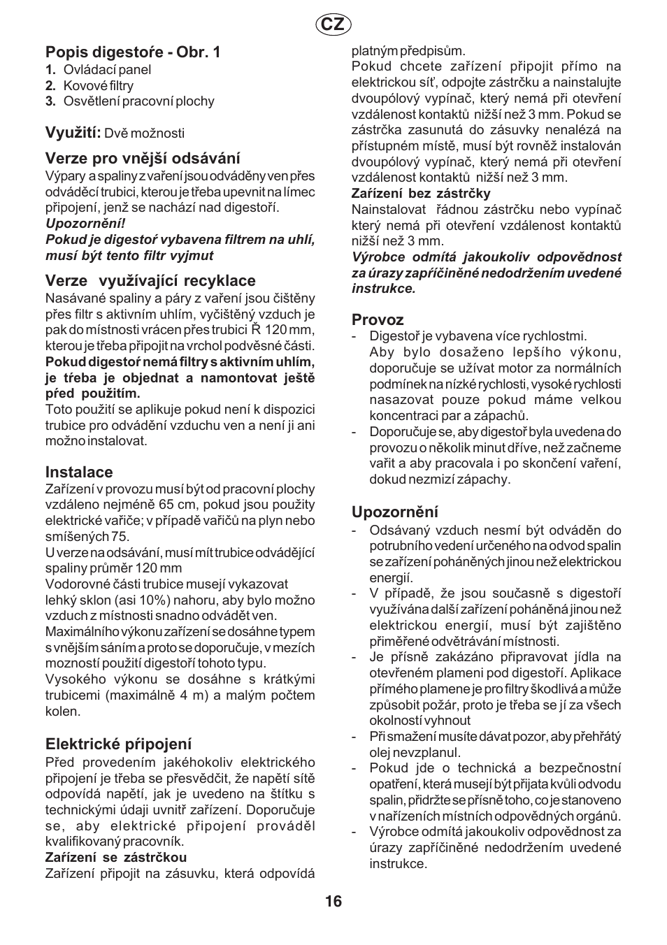 Fagor AF2-627IX User Manual | Page 16 / 20