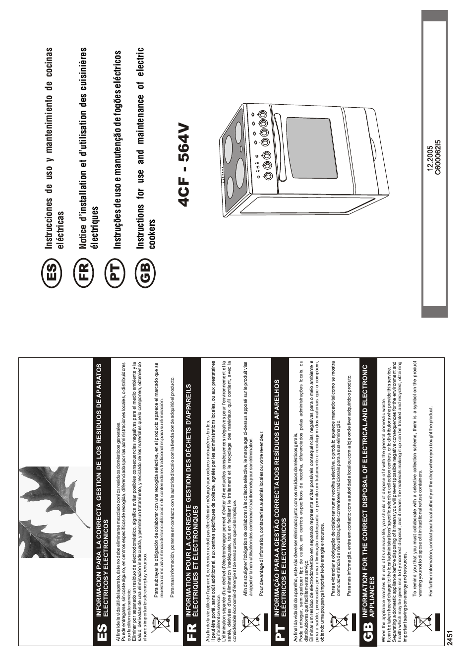 Fagor 4CF-564V User Manual | 34 pages