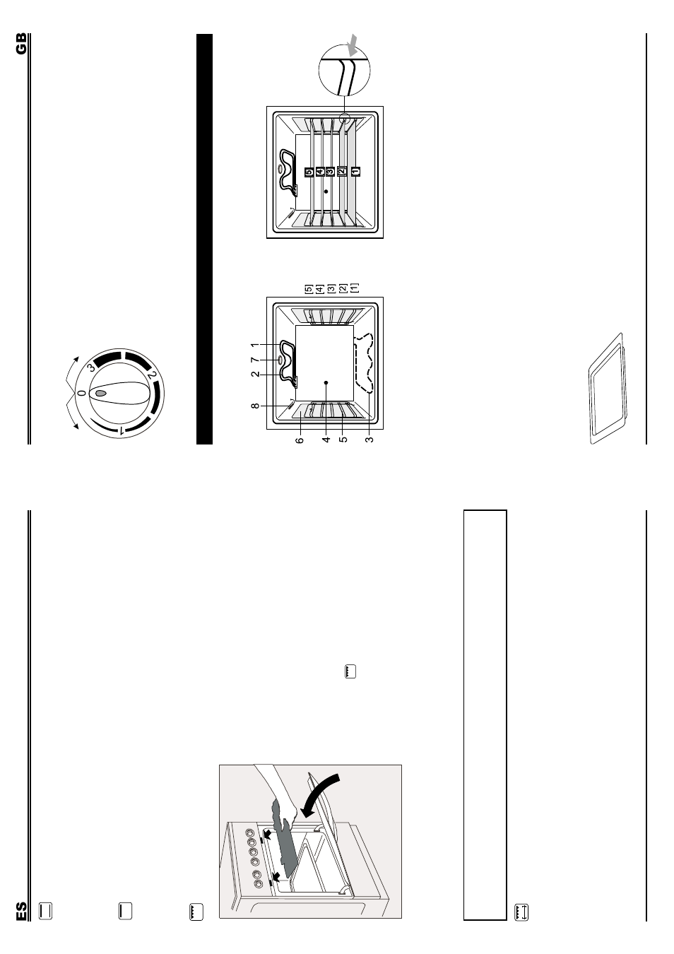 4oven, 4 switching the cooking zones on, 1 oven structure | Accessories | Fagor 4CF-564V User Manual | Page 12 / 34