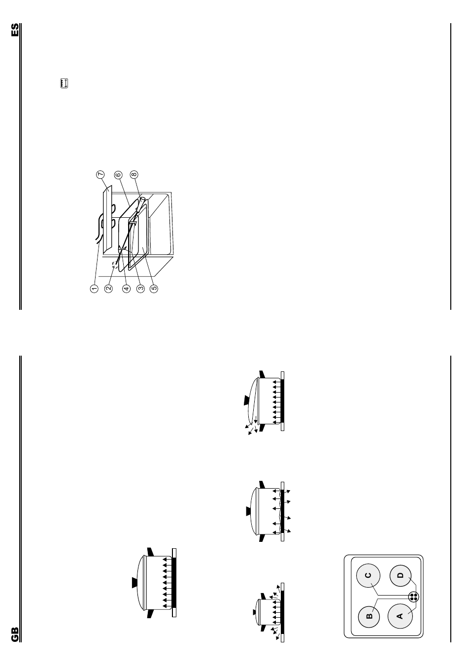 2 selection of pots, 3 cooking zone indicator | Fagor 4CF-564V User Manual | Page 13 / 34