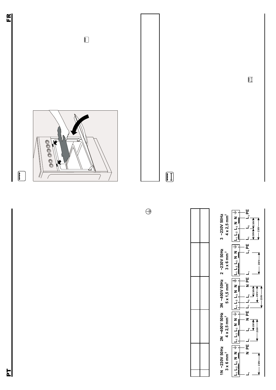 2 ligação, Utilisation du gril | Fagor 4CF-564V User Manual | Page 29 / 34