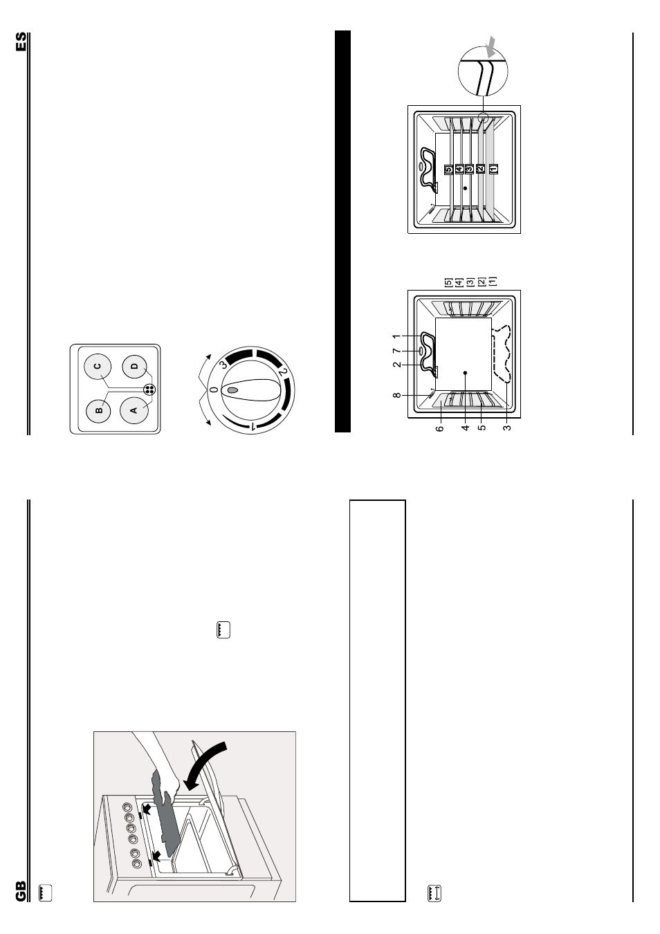 4 horno, 3 indicador de calentamiento, 1 construcción y equipamiento | Fagor 4CF-564V User Manual | Page 9 / 34