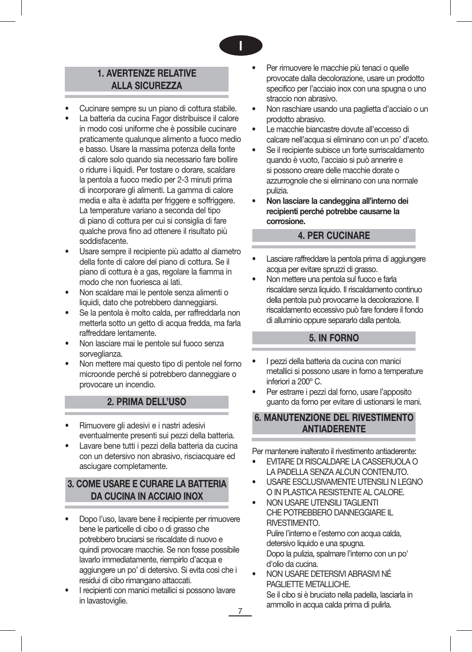 Fagor WOKECOFORZA28 User Manual | Page 7 / 20