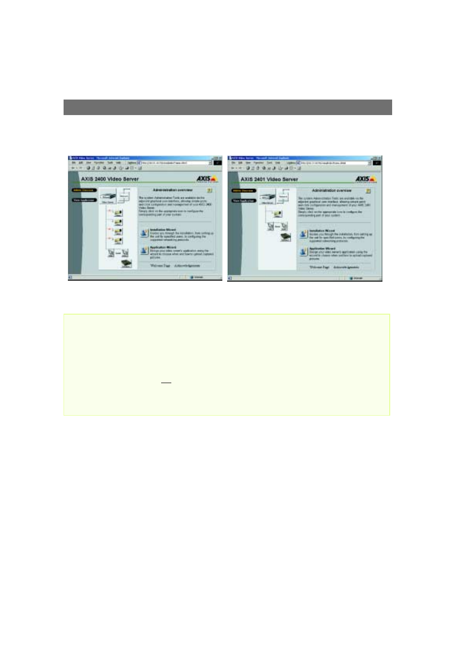 Axis Communications 2401 User Manual | Page 15 / 87