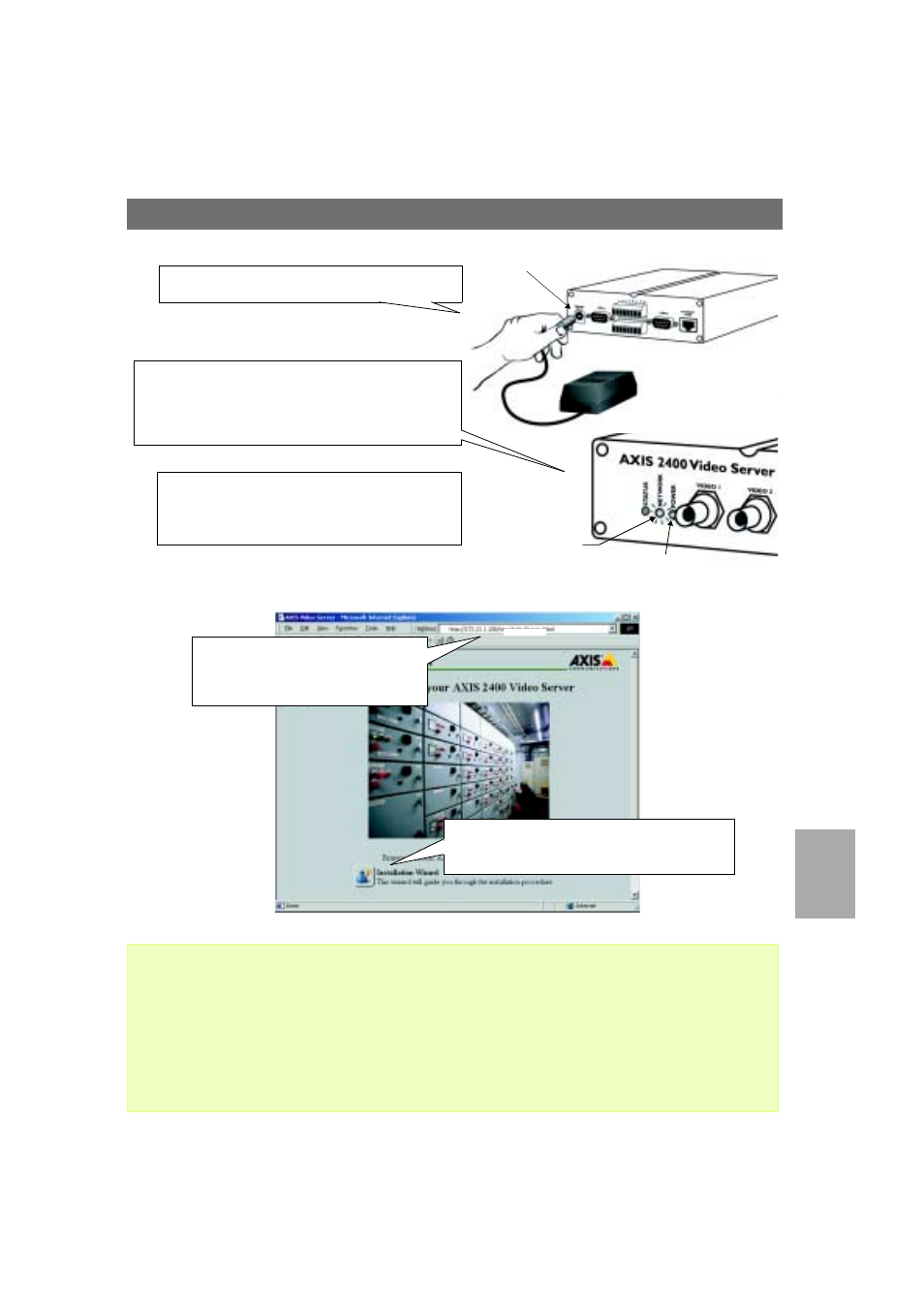 Axis Communications 2401 User Manual | Page 61 / 87