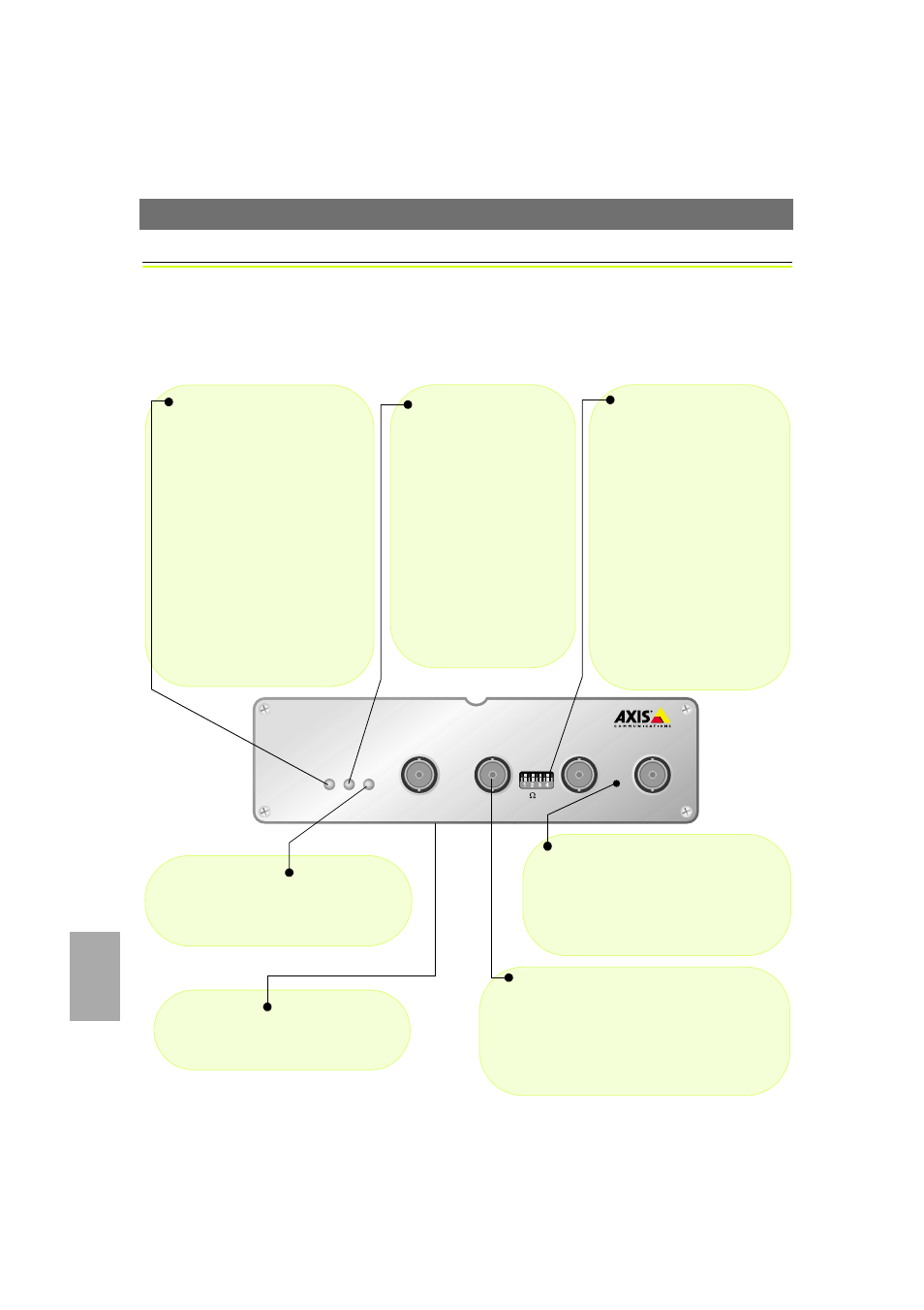 Description du produit, Panneau avant du serveur axis 2400, Axis 2400 video server | Fra nçais | Axis Communications 2401 User Manual | Page 66 / 87