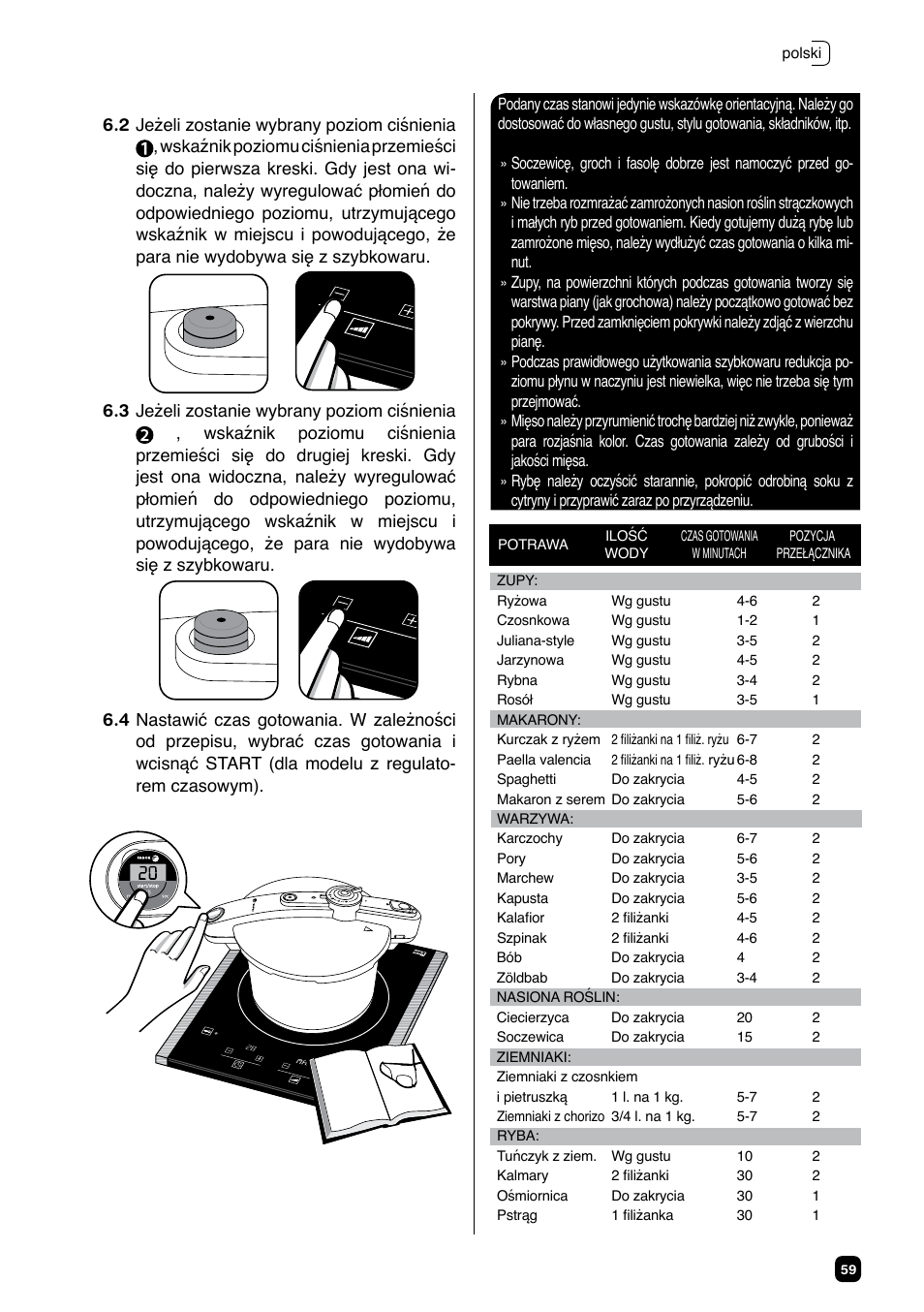 Fagor CHEF XTRA User Manual | Page 59 / 88