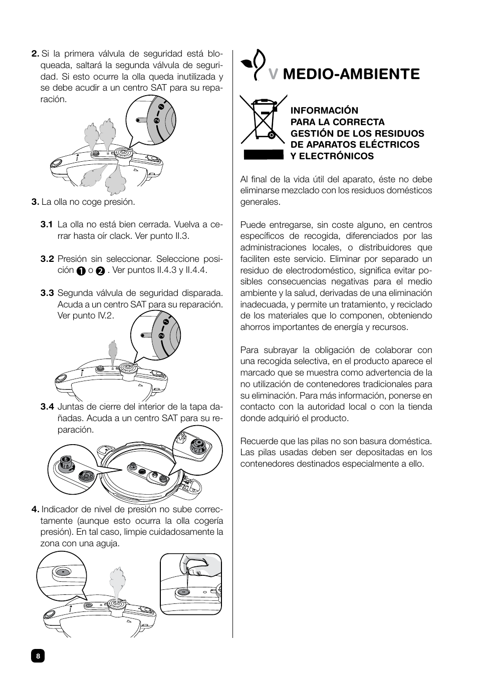 Vmedio-ambiente | Fagor CHEF XTRA User Manual | Page 8 / 88