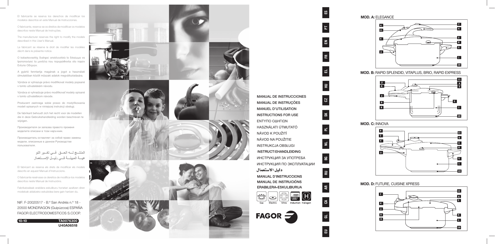 Fagor FUTURE IN 6X1 User Manual | 50 pages