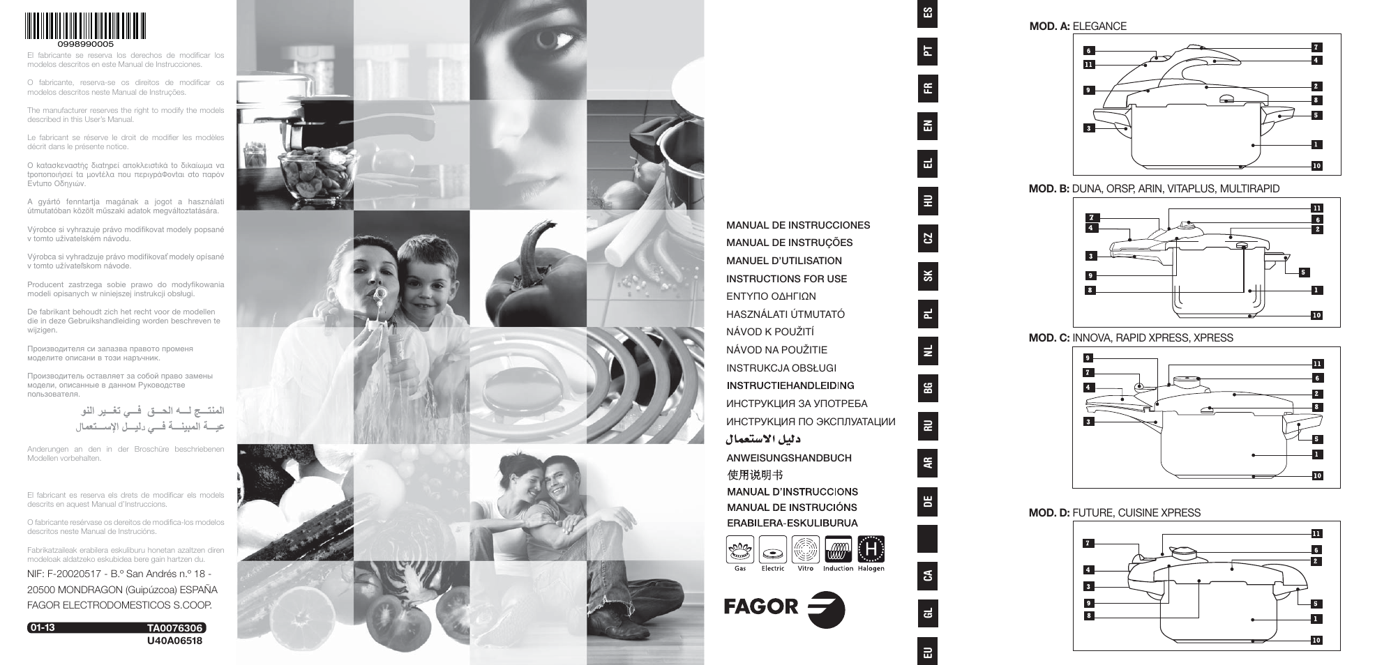 Fagor XPRESS-RED-6 User Manual | 58 pages