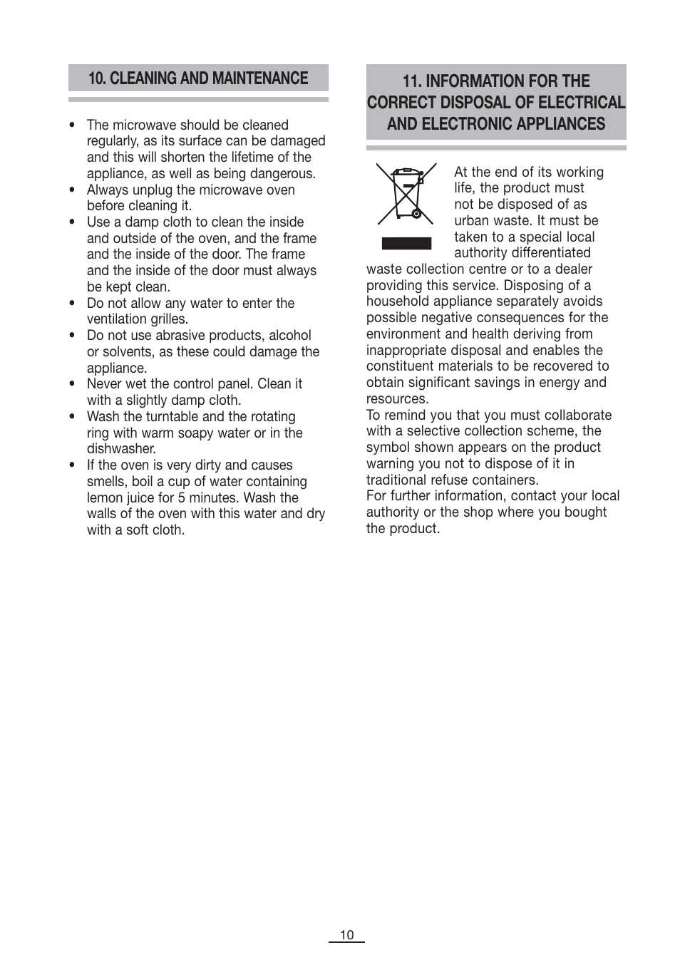 Fagor SPOUT-28BO User Manual | Page 11 / 67