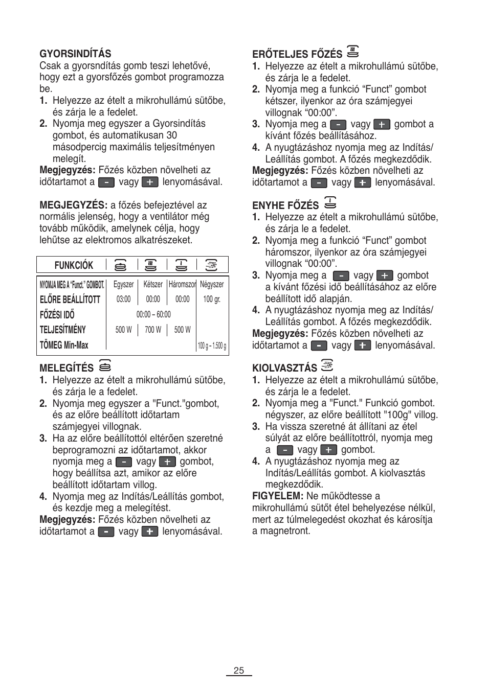 Fagor SPOUT-28BO User Manual | Page 26 / 67