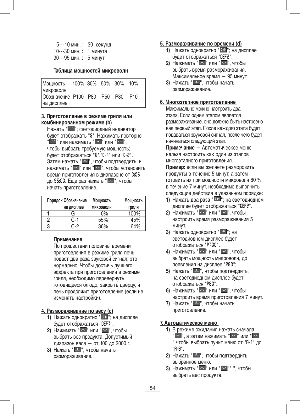 Fagor MO-23DG User Manual | Page 55 / 71