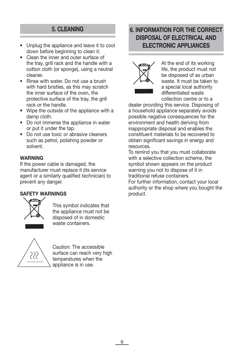 Fagor MH-21N User Manual | Page 10 / 41