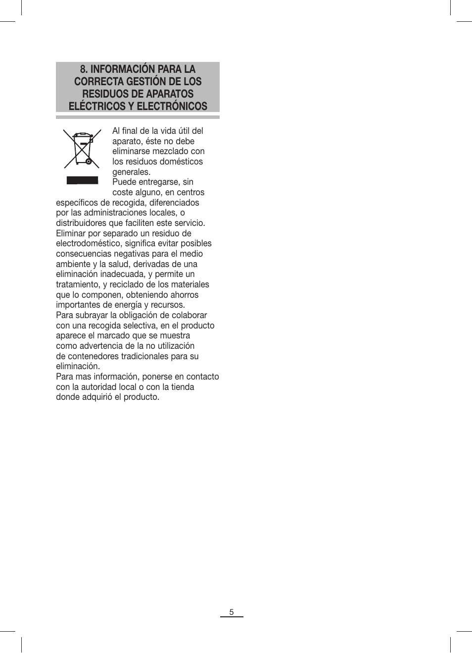 Fagor IP-400B User Manual | Page 6 / 50