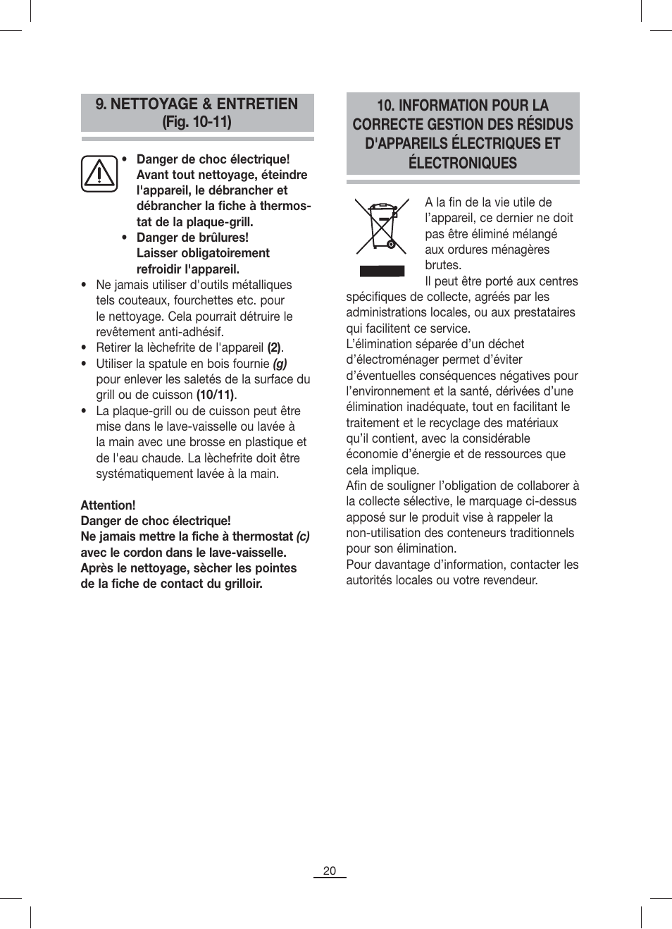 Fagor BBC-842N User Manual | Page 22 / 70
