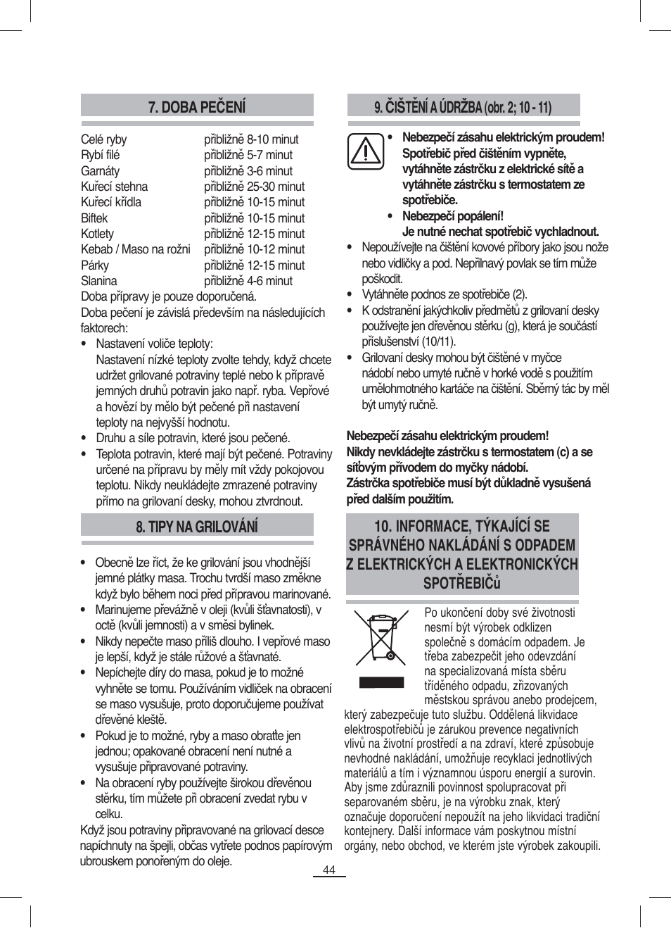 Fagor BBC-842N User Manual | Page 46 / 70