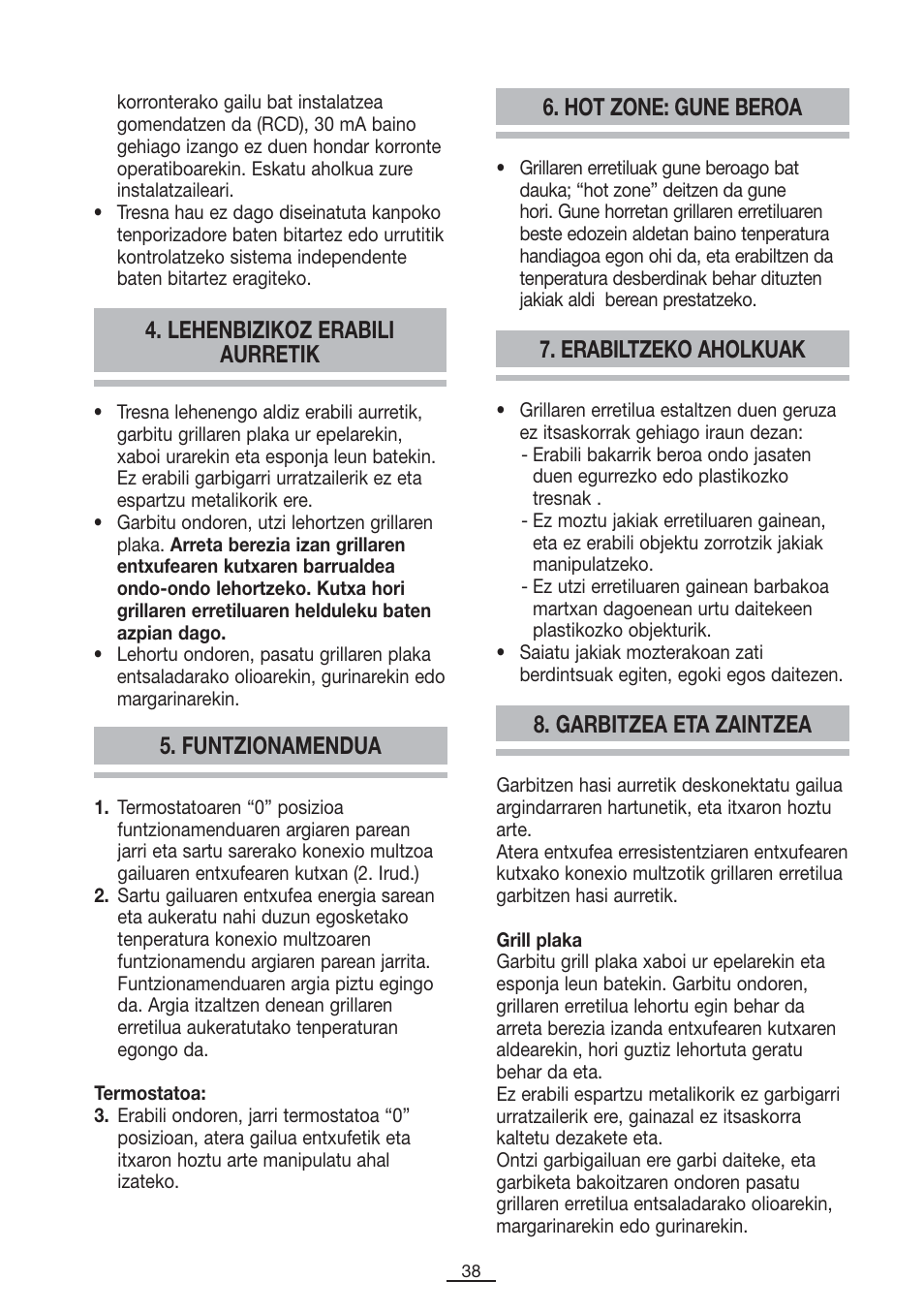 Fagor BBC-2200 User Manual | Page 39 / 40