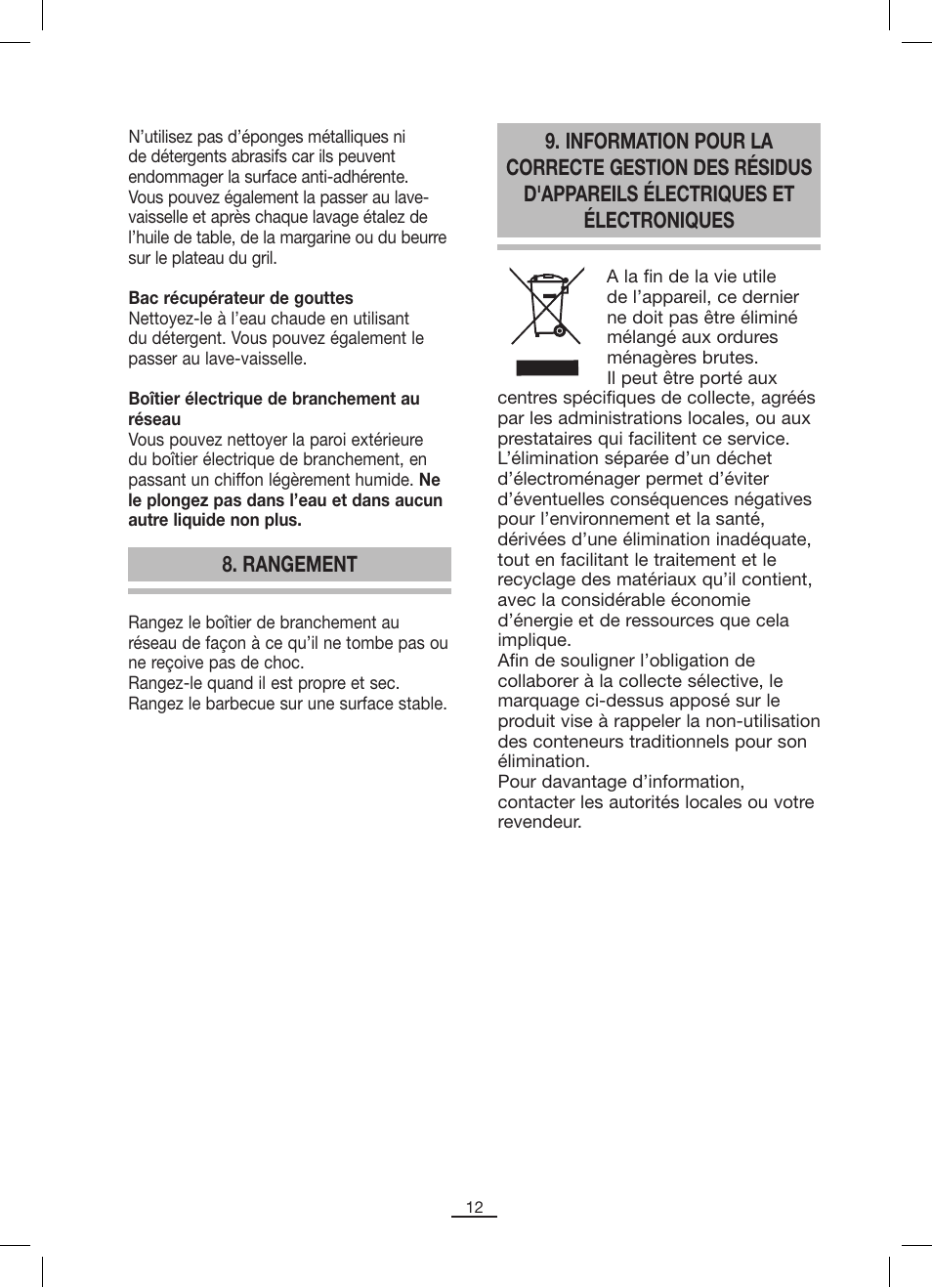Fagor BBC-846 User Manual | Page 13 / 46
