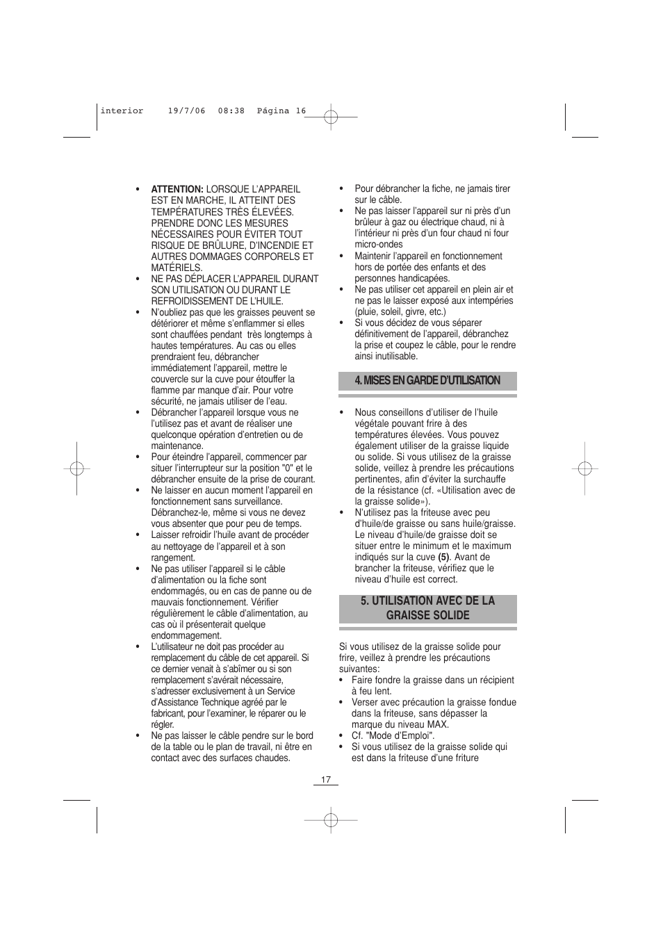 Fagor F-110 User Manual | Page 18 / 66