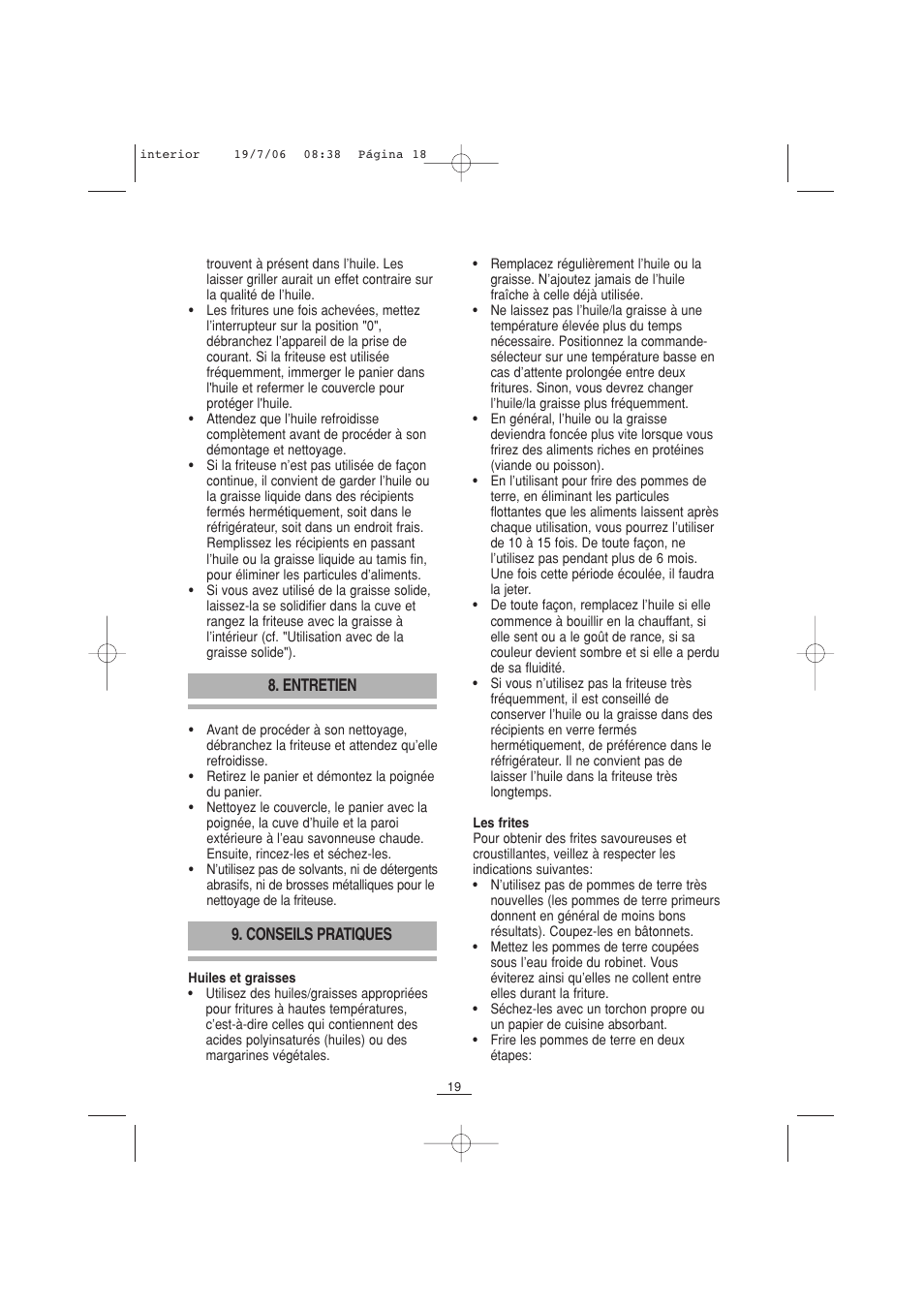 Fagor F-110 User Manual | Page 20 / 66