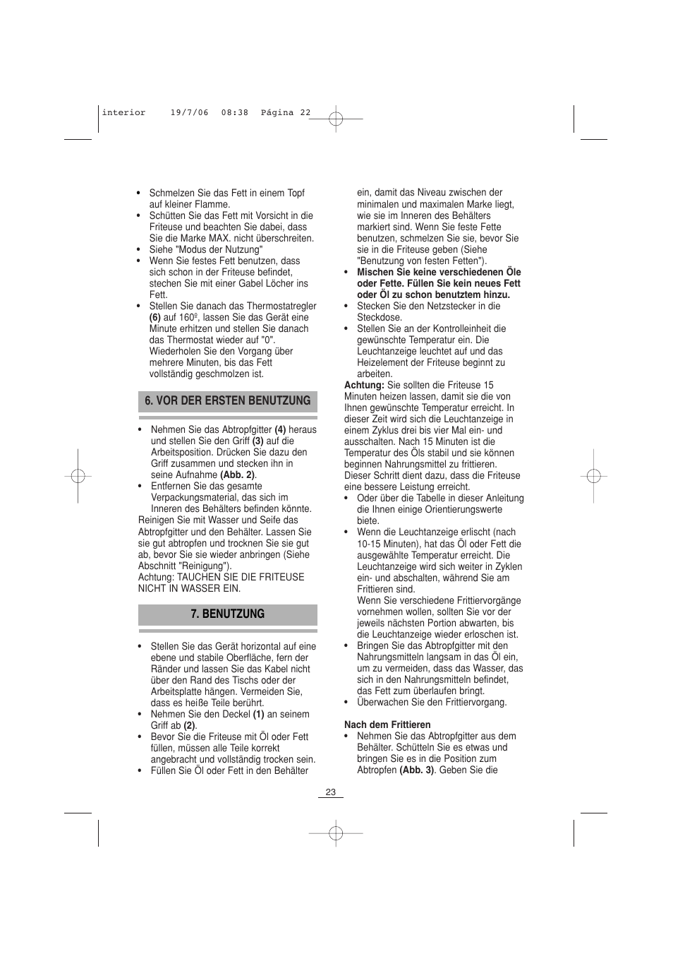 Fagor F-110 User Manual | Page 24 / 66