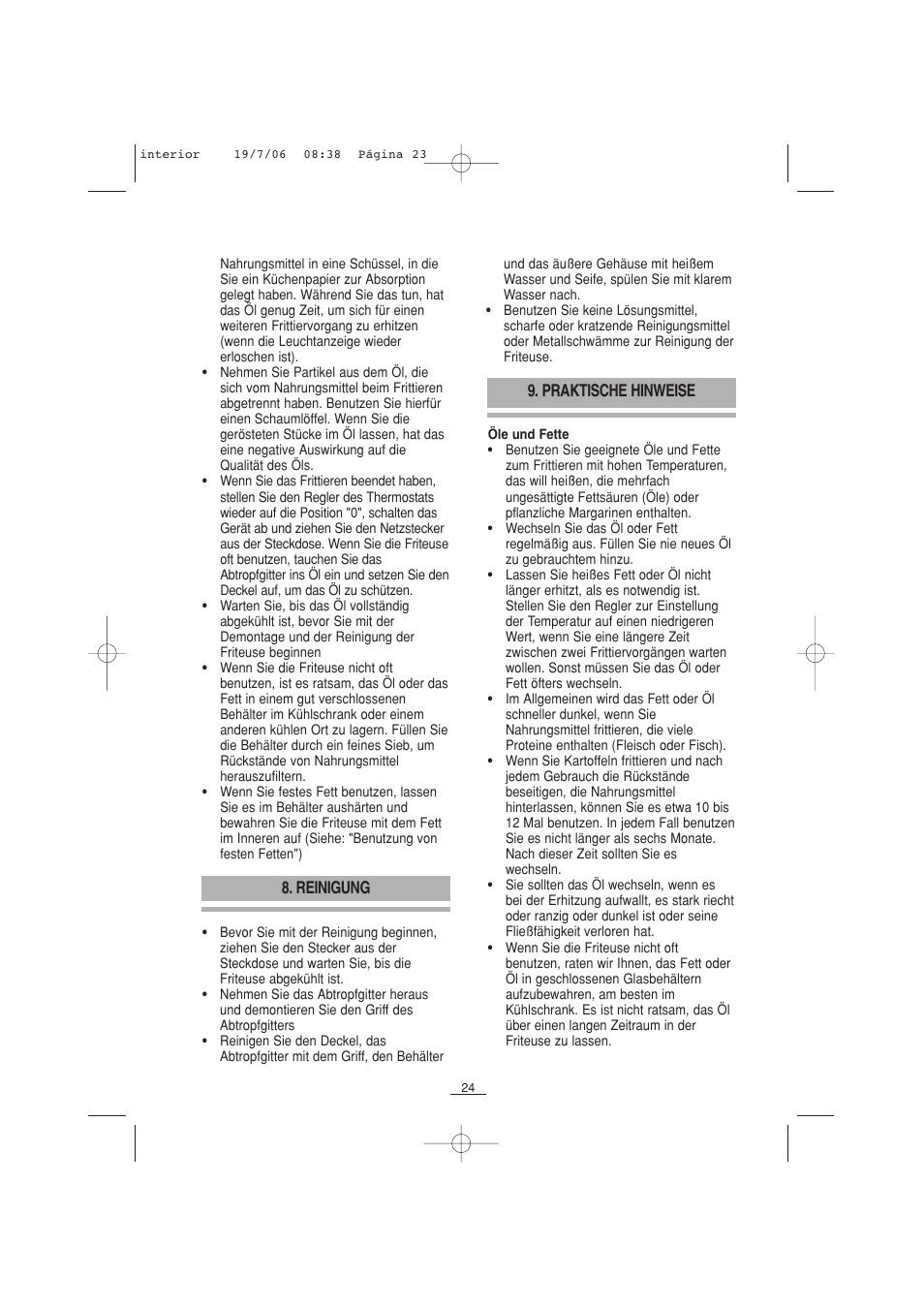 Fagor F-110 User Manual | Page 25 / 66