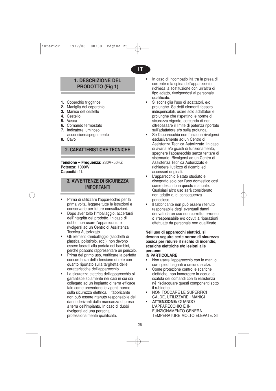 Fagor F-110 User Manual | Page 27 / 66